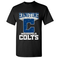 Unisex Indianapolis Colts Hangtime Black State T-Shirt
