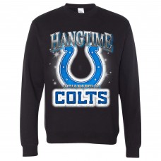 Unisex Indianapolis Colts Hangtime Black Horseshoe Pullover Sweatshirt