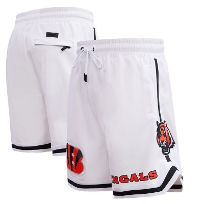 Шорты Cincinnati Bengals Pro Standard Classic Chenille Double Knit - White
