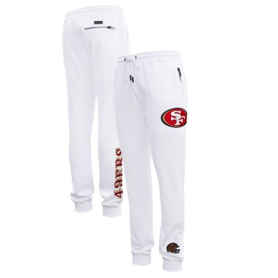 Спортивные штаны San Francisco 49ers Pro Standard Classic Chenille Double Knit - White