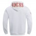 Толстовка San Francisco 49ers Pro Standard Classic Chenille Double Knit - White