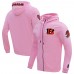 Толстовка на молнии Cincinnati Bengals Pro Standard Classic Chenille Double Knit - Pink