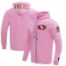 Толстовка на молнии San Francisco 49ers Pro Standard Classic Chenille Double Knit - Pink