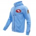 Толстовка на молнии San Francisco 49ers Pro Standard Classic Chenille Double Knit - Blue