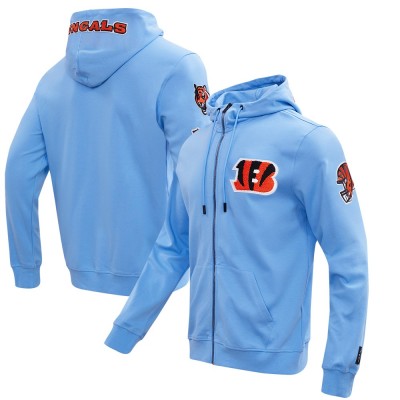 Толстовка на молнии Cincinnati Bengals Pro Standard Classic Chenille Double Knit - White