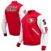 Куртка на кнопках San Francisco 49ers Pro Standard Classic Wool Varsity - Scarlet