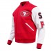 Куртка на кнопках San Francisco 49ers Pro Standard Classic Wool Varsity - Scarlet