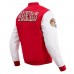 Куртка на кнопках San Francisco 49ers Pro Standard Classic Wool Varsity - Scarlet