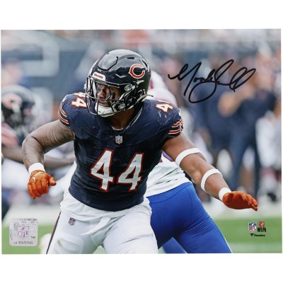 Noah Sewell Chicago Bears Autographed Fanatics Authentic 8 x 10 Horizontal Action Photograph