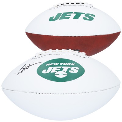 Мяч американского футбола NFL Garrett Wilson New York Jets Autographed Authentic Franklin