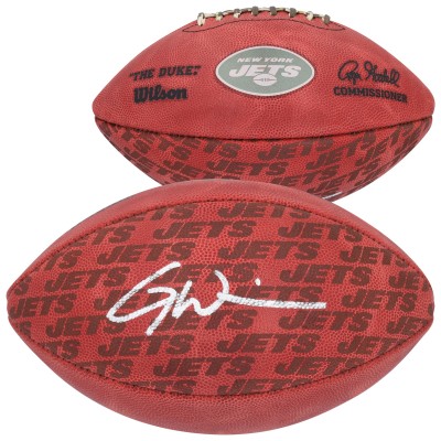 Garrett Wilson New York Jets Autographed Authentic Duke Showcase Football