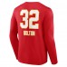 Kansas City Chiefs Nick Bolton Red Wordmark Player Name & Number Long Sleeve T-Shirt