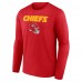 Kansas City Chiefs Creed Humphrey Red Wordmark Player Name & Number Long Sleeve T-Shirt