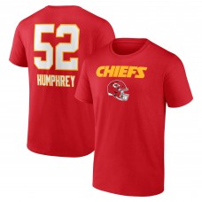 Футболка Creed Humphrey Kansas City Chiefs Wordmark Player Name & Number - Red