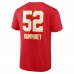 Футболка Creed Humphrey Kansas City Chiefs Wordmark Player Name & Number - Red