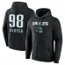 Толстовка Jalen Carter Philadelphia Eagles Wordmark Player Name & Number - Black