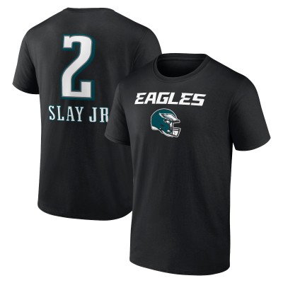 Футболка Darius Slay Jr. Philadelphia Eagles Wordmark Player Name & Number - Black