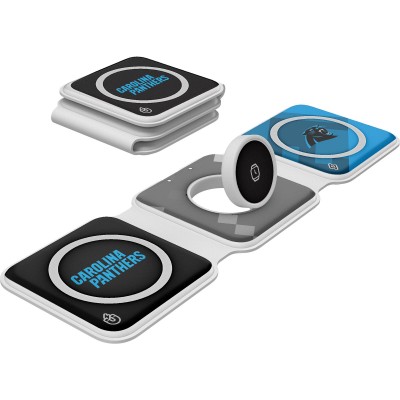 Carolina Panthers Keyscaper 3-in-1 Foldable Charger