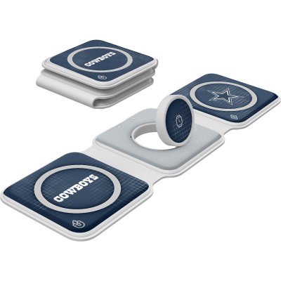 Dallas Cowboys Keyscaper 3-in-1 Foldable Charger