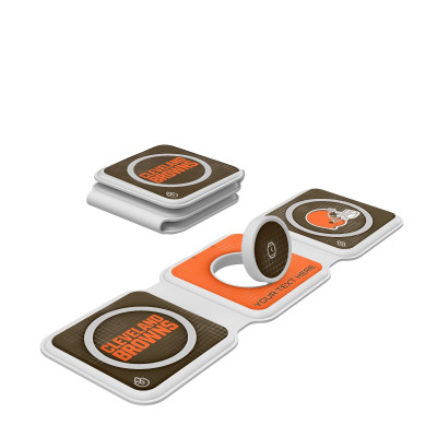 Cleveland Browns Keyscaper Personalized 3-in-1 Foldable Charger
