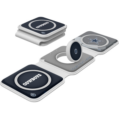 Dallas Cowboys Keyscaper Personalized 3-in-1 Foldable Charger