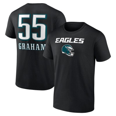 Футболка Brandon Graham Philadelphia Eagles Wordmark Player Name & Number - Black