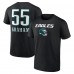 Футболка Brandon Graham Philadelphia Eagles Wordmark Player Name & Number - Black Футболка Brandon Graham Philadelphia Eagles Wordmark Player Name & Number - Black