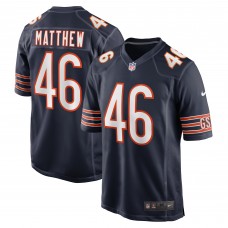 Игровая джерси Christian Matthew Chicago Bears Nike  Game -  Navy