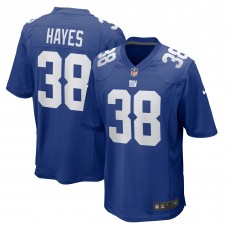 Игровая джерси Kaleb Hayes New York Giants Nike  Game -  Royal