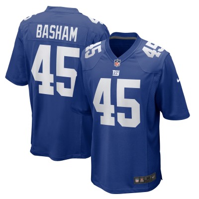 Игровая джерси Boogie Basham New York Giants Nike  Game -  Royal