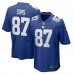 Игровая джерси Cam Sims New York Giants Nike  Game -  Royal