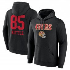 Толстовка George Kittle San Francisco 49ers Wordmark Player Name & Number - Black