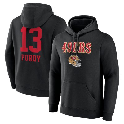Толстовка Brock Purdy San Francisco 49ers Wordmark Player Name & Number - Black