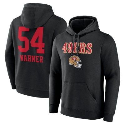 Толстовка Fred Warner San Francisco 49ers Wordmark Player Name & Number - Black