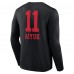 Футболка с длинным рукавом Brandon Aiyuk San Francisco 49ers Wordmark Player Name & Number - Black