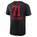 Футболка Trent Williams San Francisco 49ers Wordmark Player Name & Number - Black