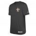 Футболка New Orleans Saints New Era 2024 NFL Training Camp - Heather Black