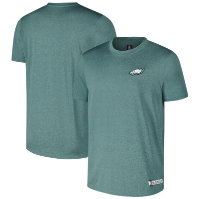 Футболка Philadelphia Eagles New Era 2024 NFL Training Camp - Heather Midnight Green