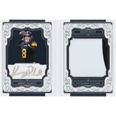 Kenny Pickett Pittsburgh Steelers Autographed 2022 Panini National Treasures First Edition Booklet #RFE-KP #77/99 Rookie Card