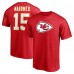 Kansas City Chiefs Patrick Mahomes Fanatics Red Icon Player Name & Number T-Shirt