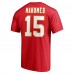 Kansas City Chiefs Patrick Mahomes Fanatics Red Icon Player Name & Number T-Shirt