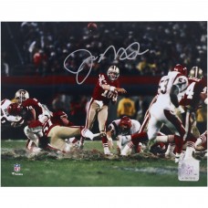 Joe Montana San Francisco 49ers Autographed Fanatics Authentic 8 x 10 Throwing vs. Bengals Photograph