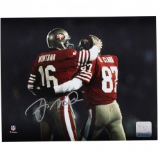 Joe Montana San Francisco 49ers Autographed Fanatics Authentic 8 x 10 with Dwight Clark Photograph