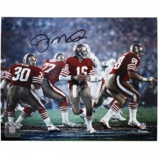 Joe Montana San Francisco 49ers Autographed Fanatics Authentic Super Bowl XIX Dropback Photograph