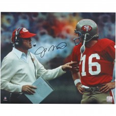 Joe Montana San Francisco 49ers Autographed Fanatics Authentic 16 x 20 With Bill Walsh Photograph