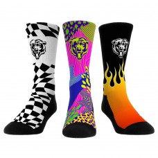 Три пары носков Chicago Bears Rock Em Socks Unisex Team Vibes