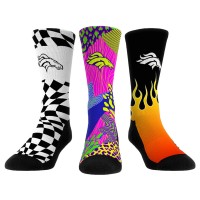 Три пары носков Denver Broncos Rock Em Socks Unisex Team Vibes