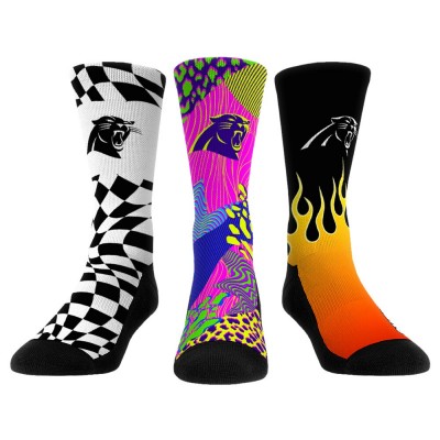 Три пары носков Carolina Panthers Rock Em Socks Unisex Team Vibes