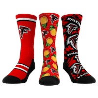 Три пары носков Atlanta Falcons Rock Em Socks Unisex Fan Favorite