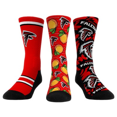 Три пары носков Atlanta Falcons Rock Em Socks Unisex Fan Favorite